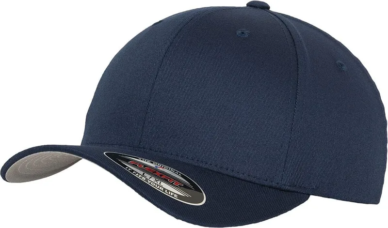 Flexfit ▫️ Boné de basebol para homem, em malha felpuda penteada