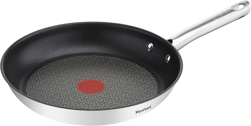 Tefal ▫️ Frigideira Duetto 32 cm, compatível com indução, superfície fácil de limpar, indicador térmico, lavável na máquina de lavar louça, cozedura uniforme, design duradouro