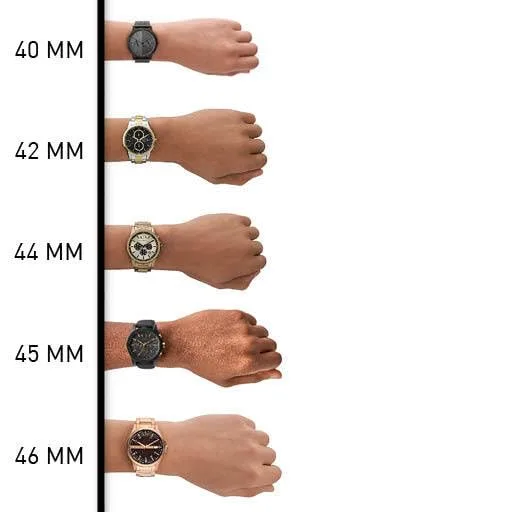 Armani Exchange ▫️ Relógios para homem, movimento de quartzo cronógrafo e caixa de 46 mm com bracelete em aço inoxidável 3