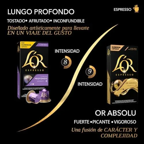 L'OR ▫️ Espresso Café Sortido | 8 Sabores | 80 Cápsulas 6