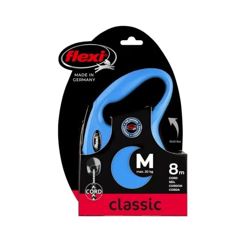 FLEXI ▫️ ® Classic M | 8 m Trela retrátil com cordão | Cães até 20 kg 2