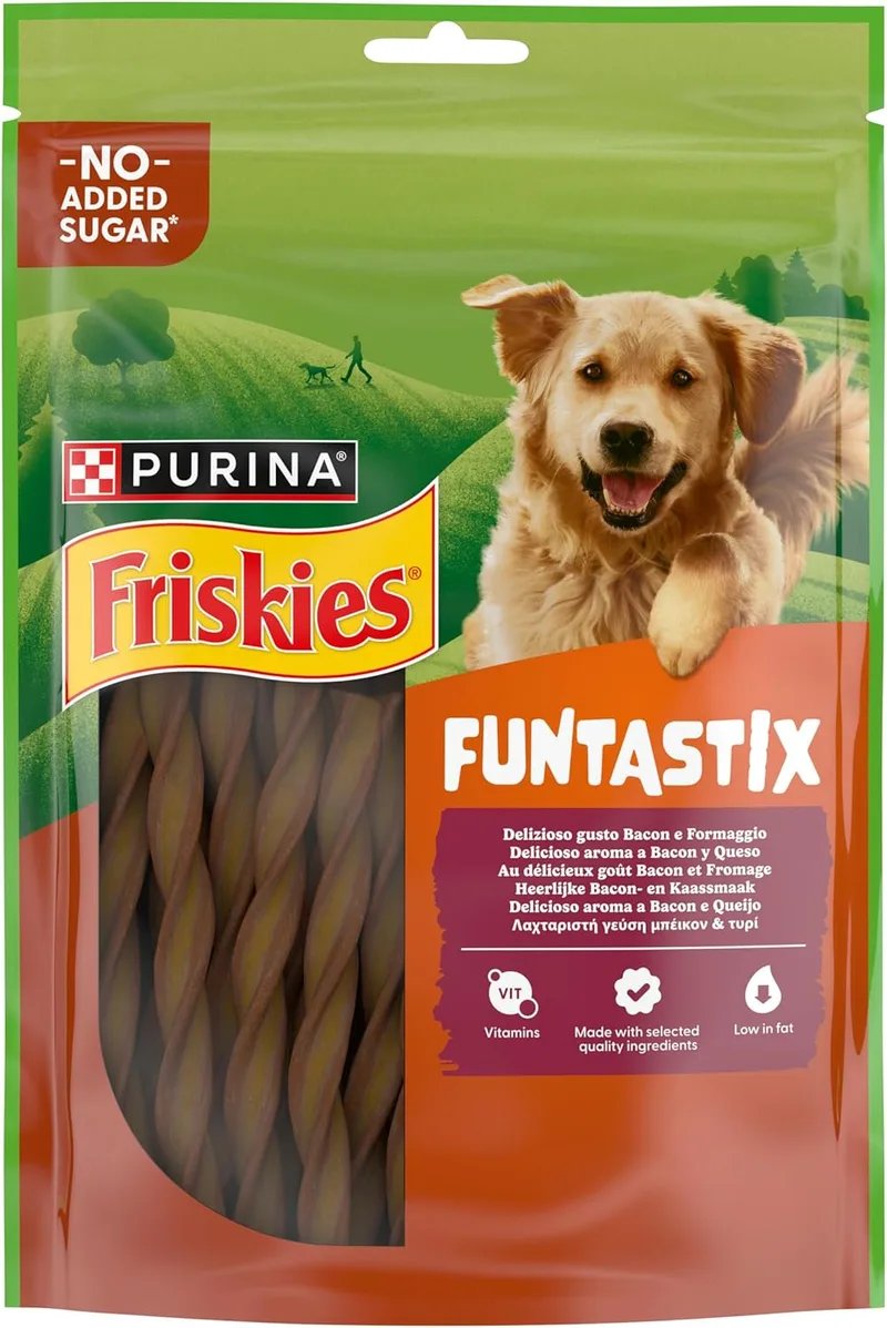 Friskies ▫️ Purina Funtastix guloseimas e petiscos para cães 175 g