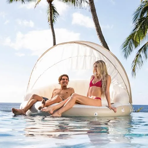 Intex ▫️ 58292EU - Espreguiçadeira insuflável, Canopy Island, 78 x 59 polegadas 2