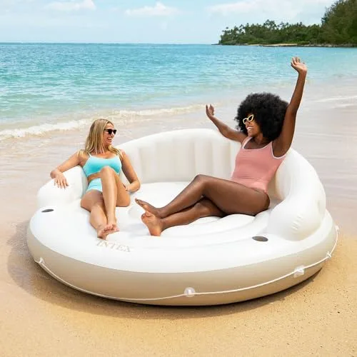 Intex ▫️ 58292EU - Espreguiçadeira insuflável, Canopy Island, 78 x 59 polegadas 3
