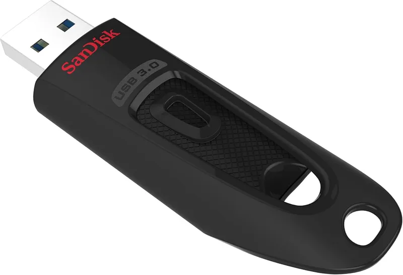 SanDisk ▫️ Ultra 128 GB, unidade flash USB 3.0, com velocidade de leitura até 130 MB/s, Preto