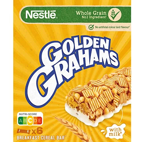 Cereales Nestlé ▫️ Barritas de cereais Nestlé Golden Grahams. Embalagem de 48 barritas 3