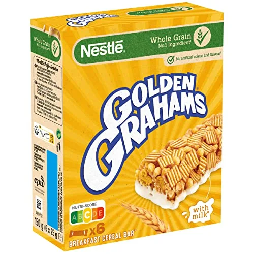 Cereales Nestlé ▫️ Barritas de cereais Nestlé Golden Grahams. Embalagem de 48 barritas 4