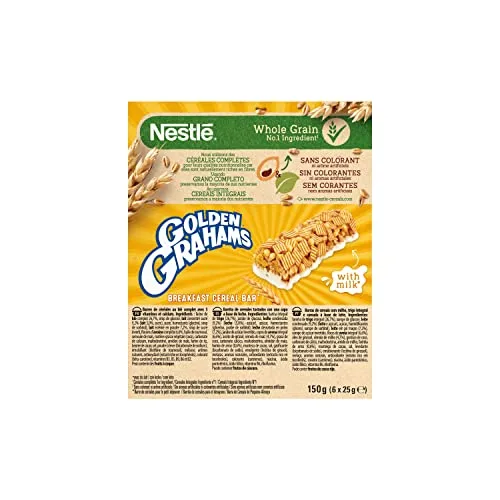 Cereales Nestlé ▫️ Barritas de cereais Nestlé Golden Grahams. Embalagem de 48 barritas 5