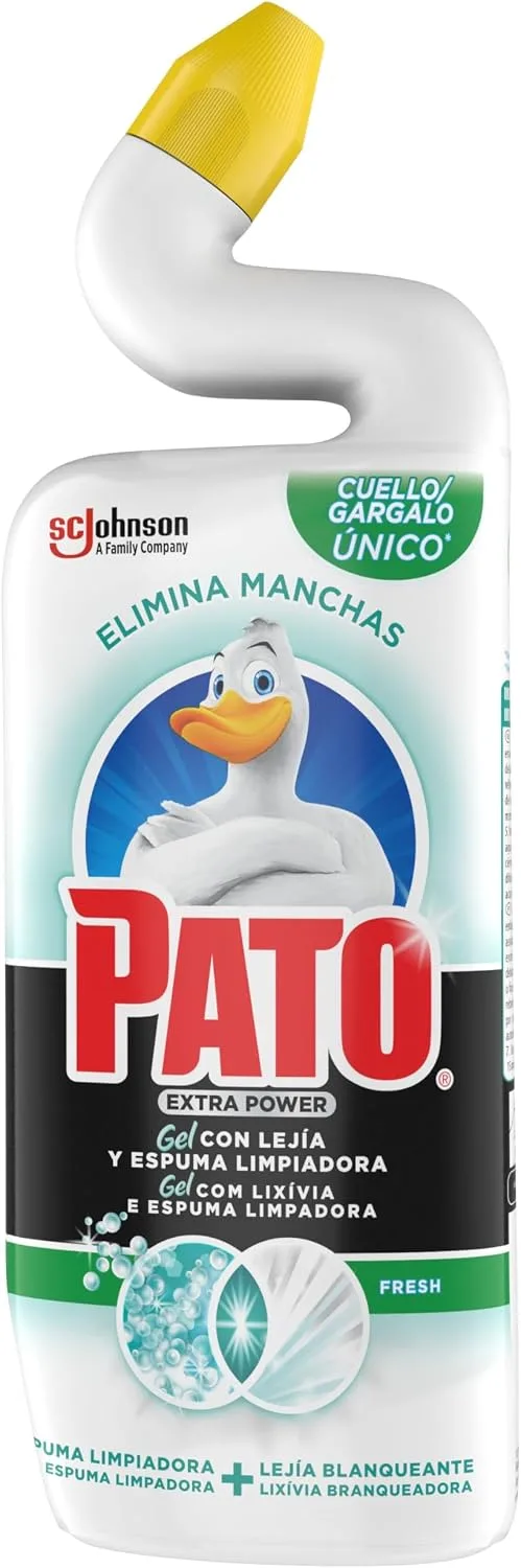 PATO ▫️ LIMPIADOR DE SANITA «» COM ÁGUA DE JAVEL EM ESPUMA 750 ML