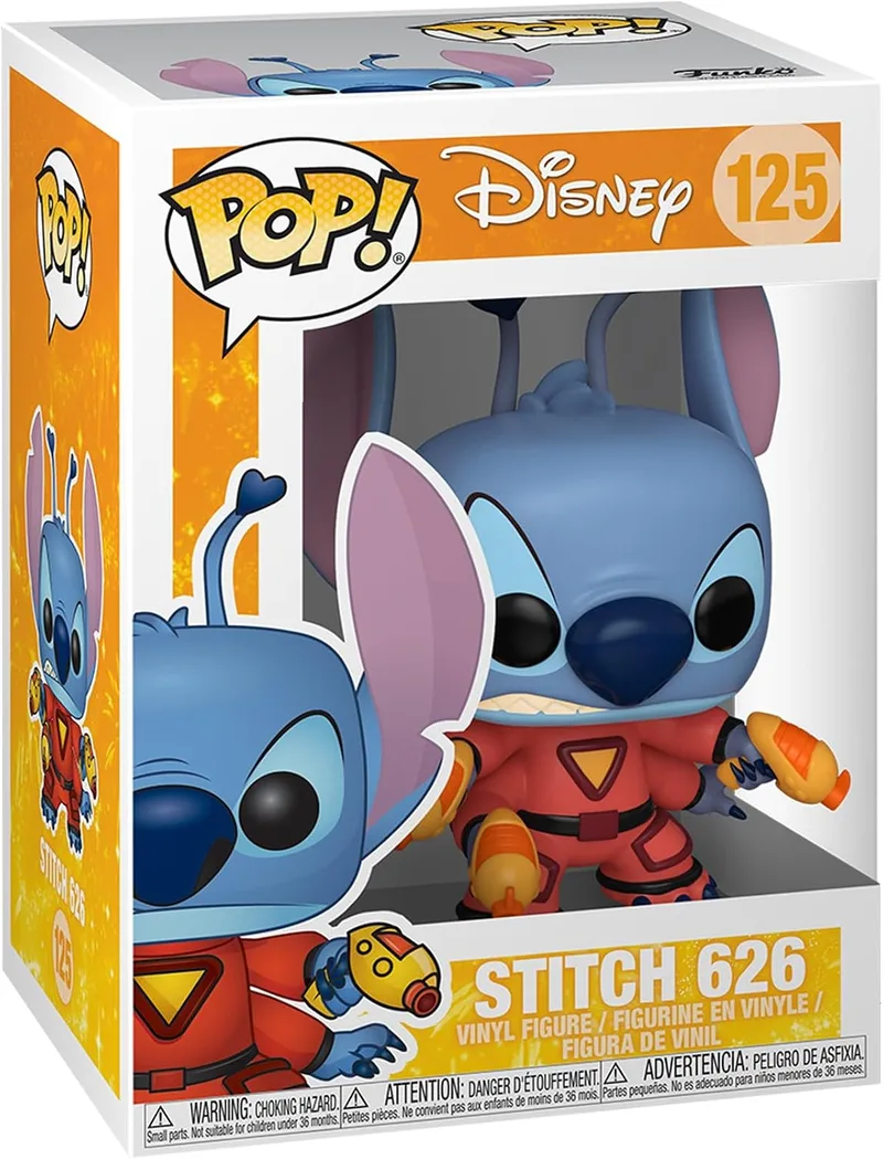 Funko ▫️ Pop! Vinyl: Disney - Lilo & Stitch - Stitch 626 - Figura de vinil colecionável - Ideia para presente - Produtos oficiais - Brinquedos para crianças e adultos - Fãs de filmes