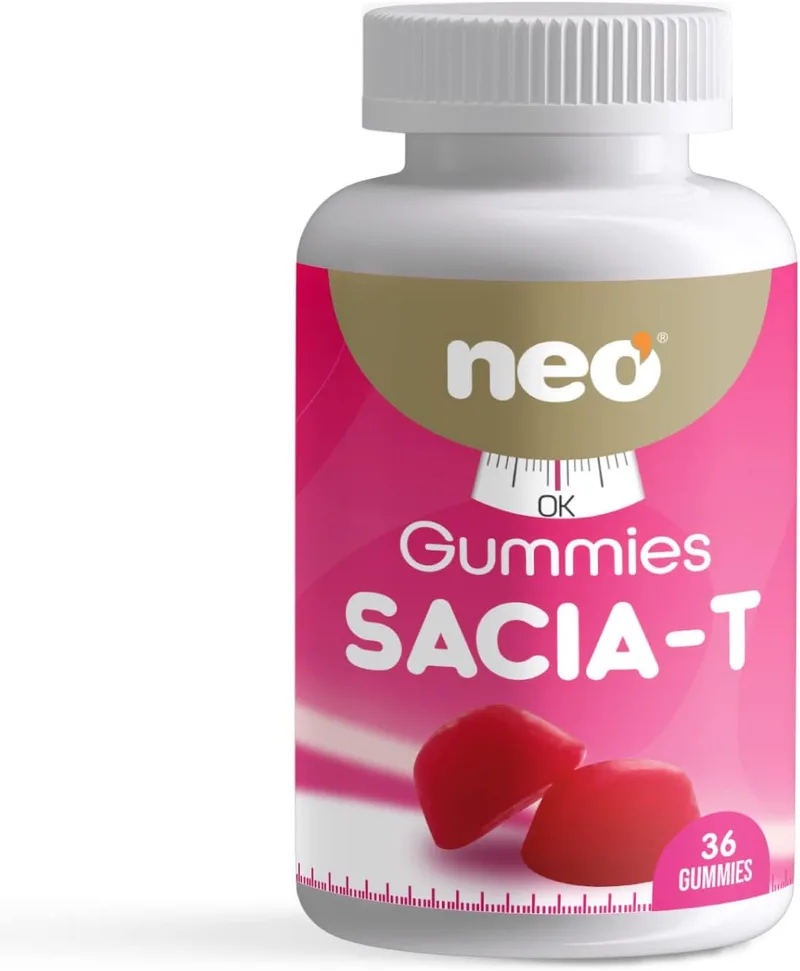 NEO ▫️ Sacia-T 36 Gummies Candies - 36 Unidades 210 gramas | Ajuda a reduzir o apetite e a ingestão de calorias | Sem glúten e sem lacticínios | Recomenda-se 2 Gummies por dia.