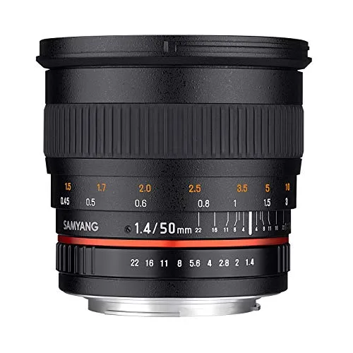 Samyang ▫️ SY50 M-N Teleobjetiva Fixa Prime 50 mm f/1,4 para câmaras SLR digitais Nikon 2