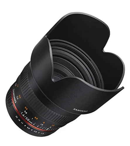 Samyang ▫️ SY50 M-N Teleobjetiva Fixa Prime 50 mm f/1,4 para câmaras SLR digitais Nikon 3