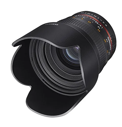 Samyang ▫️ SY50 M-N Teleobjetiva Fixa Prime 50 mm f/1,4 para câmaras SLR digitais Nikon 5