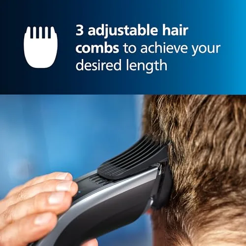 PHILIPS ▫️ Cortador de cabelo Hair Clipper Série 9000 com interface de ajuste digital (modelo HC9450/20) 5