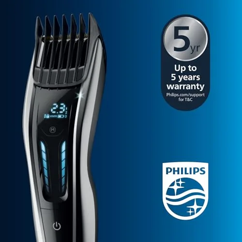 PHILIPS ▫️ Cortador de cabelo Hair Clipper Série 9000 com interface de ajuste digital (modelo HC9450/20) 6