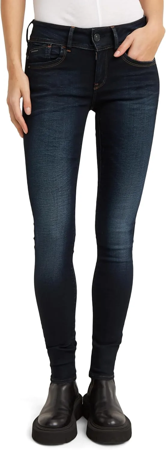G-STAR ▫️ Calças de ganga Lynn Mid Skinny - Calças de ganga para mulher