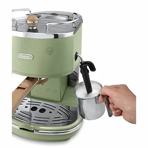 De'Longhi ▫️ Icona Vintage - Máquina de café expresso com bocal manual para espumar leite 2