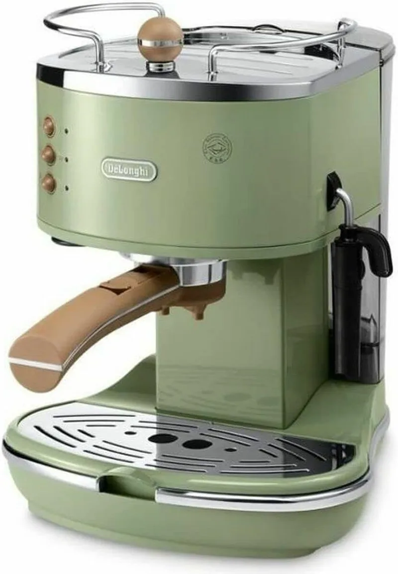 De'Longhi ▫️ Icona Vintage - Máquina de café expresso com bocal manual para espumar leite