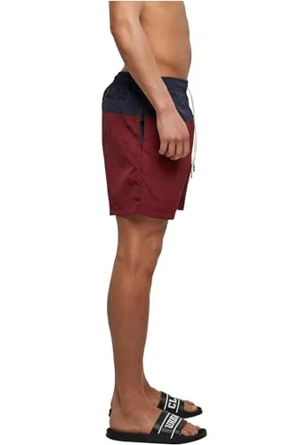 Urban Classics ▫️ Calções de Banho para Homem Block Swim Shorts, Calções de Banho para Homem, Secagem Rápida, Disponíveis em Várias Variantes de Cor, Tamanhos XS-5XL 5