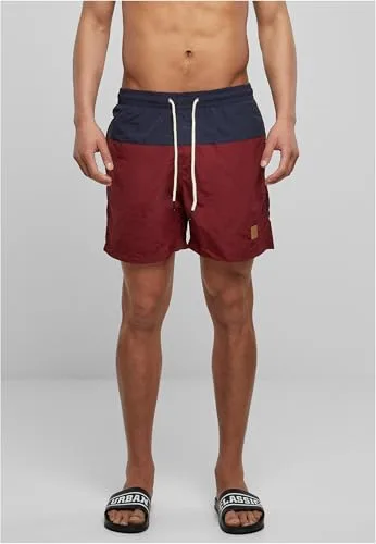 Urban Classics ▫️ Calções de Banho para Homem Block Swim Shorts, Calções de Banho para Homem, Secagem Rápida, Disponíveis em Várias Variantes de Cor, Tamanhos XS-5XL 6