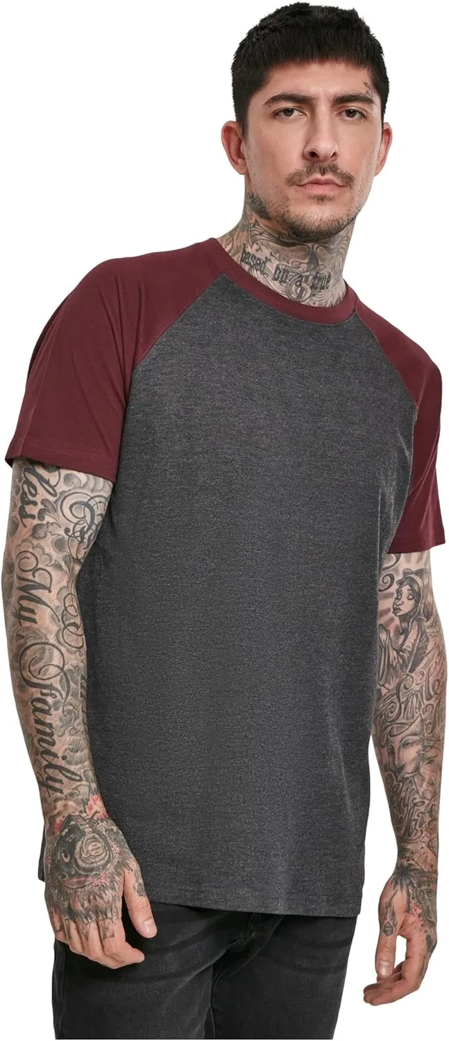 Urban Classics ▫️ T-Shirt básica para homem, manga curta, gola redonda, algodão, comprimento normal, estilo moderno, disponível em várias cores, tamanhos XS - 5XL