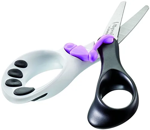 Maped ▫️ Tesouras Escolares - Koopy 13,5 cm - Tesouras para Crianças - Abertura Automática para Facilitar o Corte - Pontas Arredondadas - Design Lúdico com Panda 2