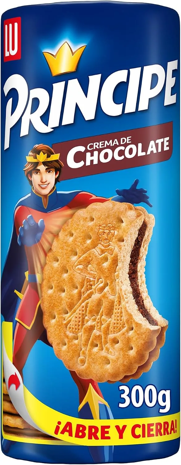 Principe ▫️ Príncipe Original, Bolachas Sanduíche Recheadas com Creme de Chocolate, 300 g