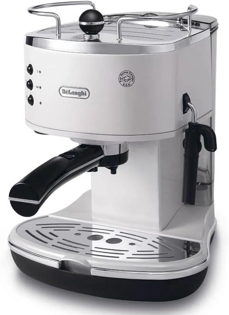 De'Longhi ▫️ DeLonghi Eco 311 - Máquina de café automática, 1100 W, 1,4 L, cor prata