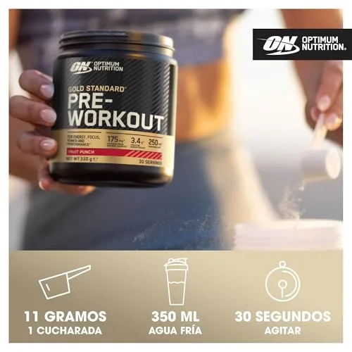 Optimum Nutrition ▫️ Gold Standard Pre-Workout em pó, 330 g, 30 doses 4