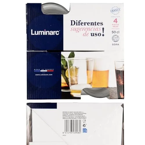 Luminarc ▫️ 4 copos de sidra, 4 x 53 cl 4