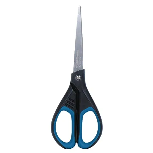 Maped ▫️ Tesouras de escritório - Essentials Soft Simétrica 17 cm - Lâminas e rebites em aço inoxidável - Anéis ergonómicos para ambidestros - Ponta afiada 2