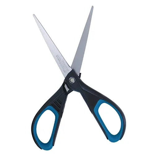 Maped ▫️ Tesouras de escritório - Essentials Soft Simétrica 17 cm - Lâminas e rebites em aço inoxidável - Anéis ergonómicos para ambidestros - Ponta afiada 3