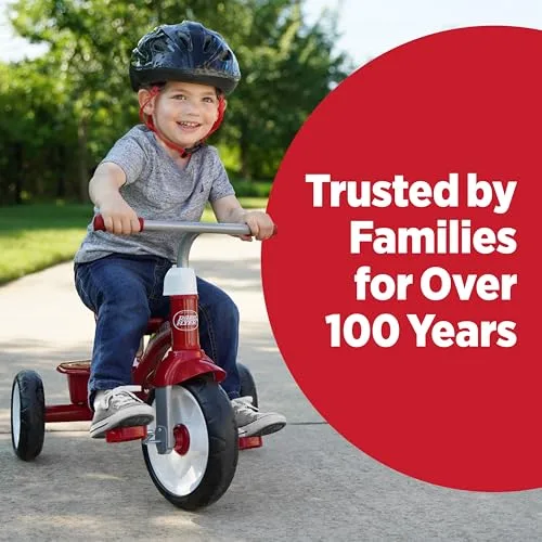 Radio Flyer ▫️ Triciclo Vermelho, triciclo para crianças pequenas ao ar livre, dos 2 ½ aos 5 anos (Exclusivo da Amazon) 4