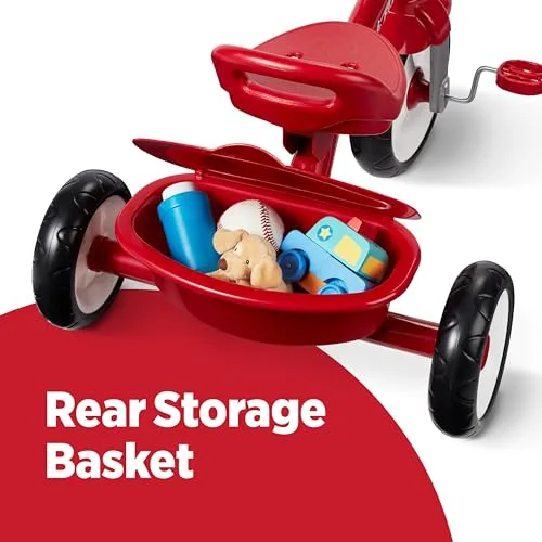 Radio Flyer ▫️ Triciclo Vermelho, triciclo para crianças pequenas ao ar livre, dos 2 ½ aos 5 anos (Exclusivo da Amazon) 5