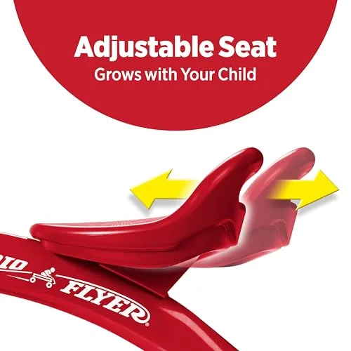 Radio Flyer ▫️ Triciclo Vermelho, triciclo para crianças pequenas ao ar livre, dos 2 ½ aos 5 anos (Exclusivo da Amazon) 6
