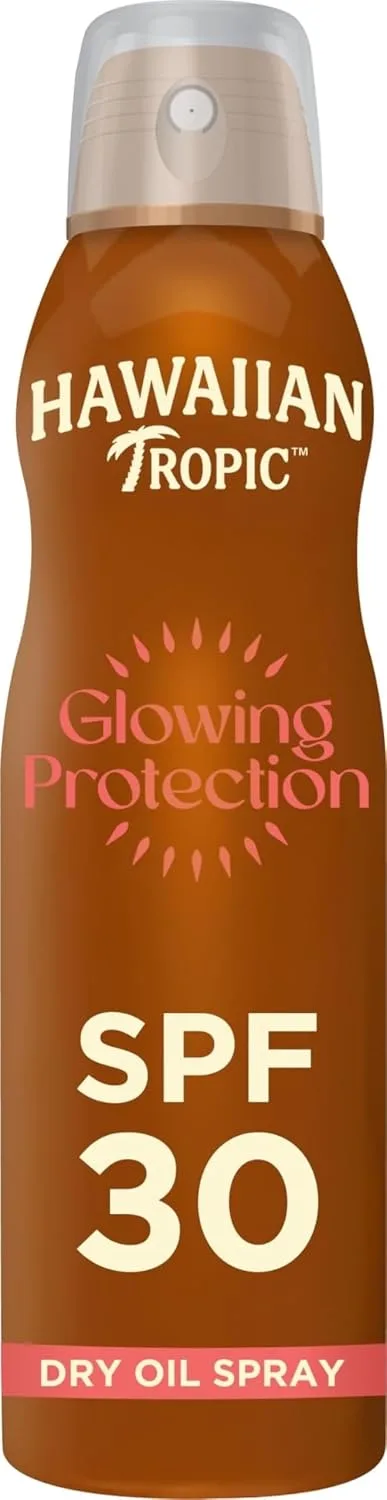 HAWAIIAN Tropic ▫️ Glowing Protection Óleo solar em spray - FPS 30 - 180 ml