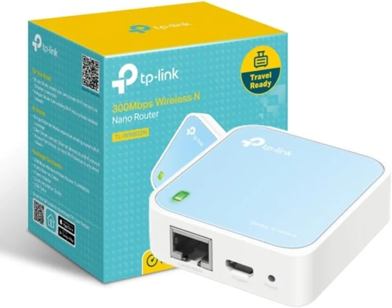 TP-Link ▫️ N300 TL-WR802N - Router Wi-Fi portátil para jogos