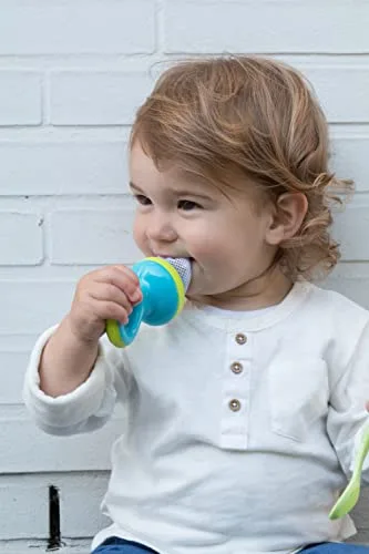 Nuby ▫️ ID5397AQUA - Biberão anti-asfixia com rede, cor água 4