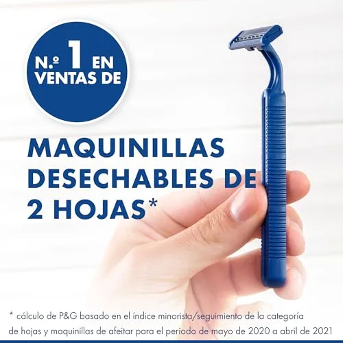 Gillette ▫️ Blue II, lâmina de barbear descartável para homem, embalagem de 20 unidades 6