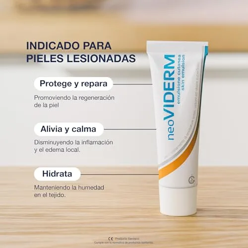 Rilastil ▫️ Neoviderm, Emulsão Cutânea Regeneradora, 100 ml 4