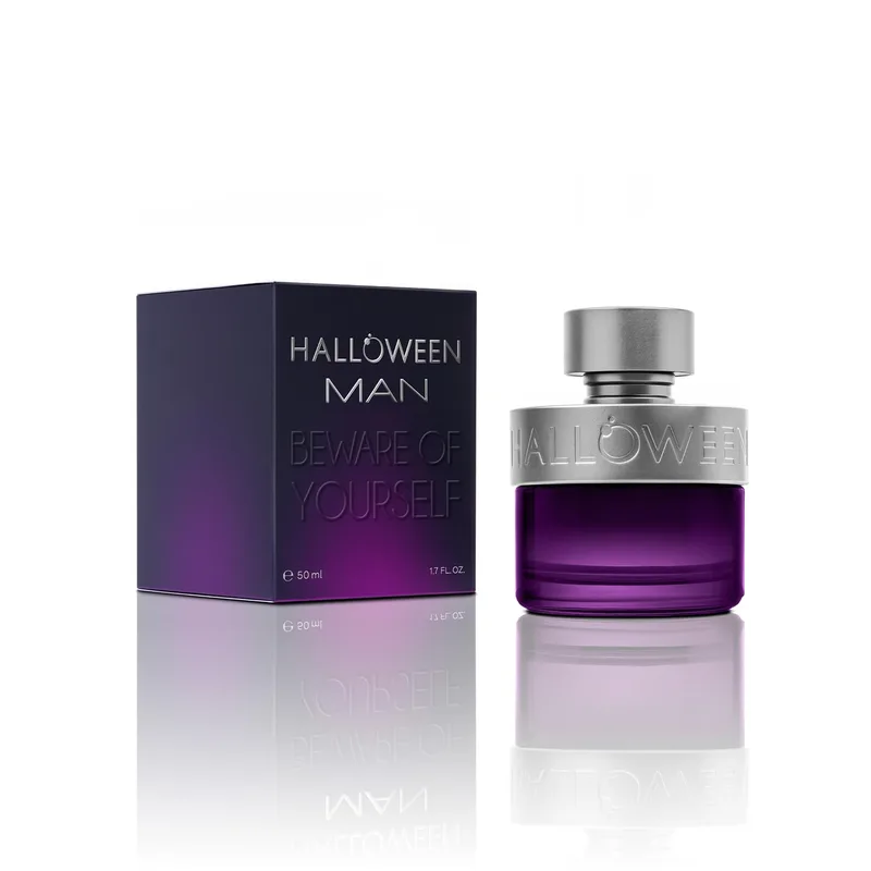 HALLOWEEN ▫️ Man, Água de Toilette para Homem, Aroma Oriental Fresco e Amadeirado, com Pulverizador