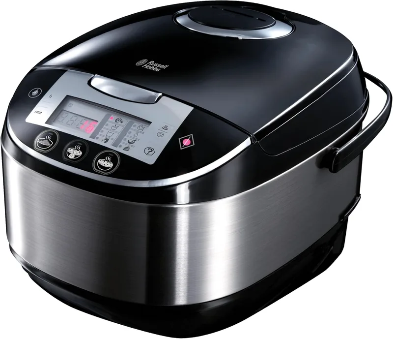 Russell Hobbs ▫️ Processador de alimentos Cook@Home - Capacidade de 5 L, taça em aço inoxidável, tampa anti-condensação, prateado - 21850-56