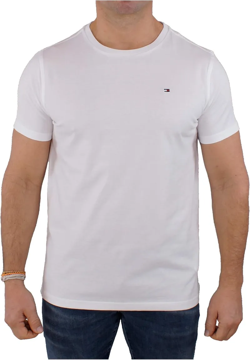 Tommy Hilfiger ▫️ T-Shirt de manga curta e gola redonda para homem