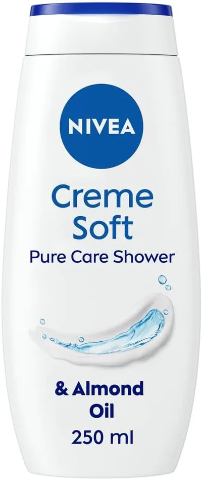 NIVEA ▫️ Crème soft, creme de banho, embalagem de 6 (6 x 250 ml)