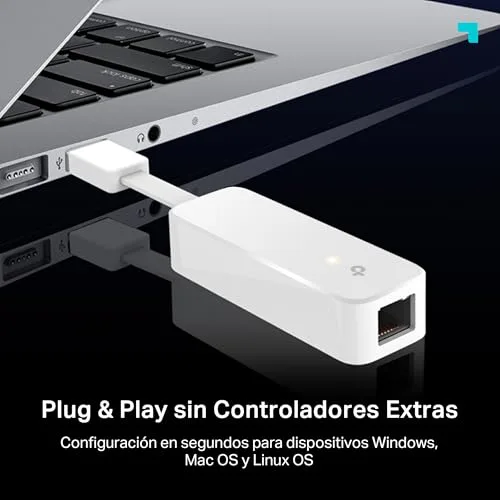 TP-Link ▫️ UE300 - Adaptador USB para Ethernet, 1000 Mbps, Gigabit, USB 3.0, Nano 2