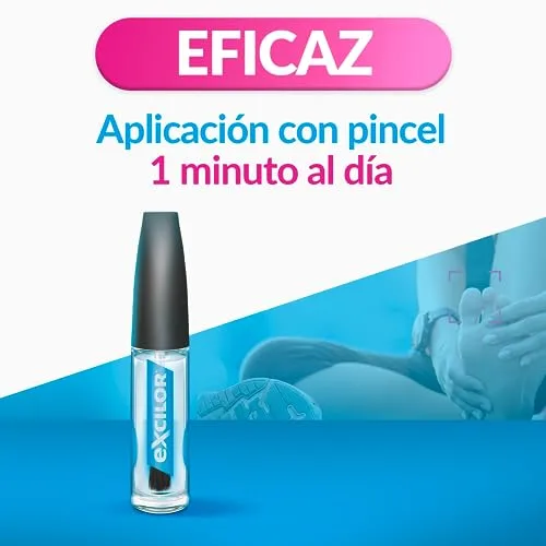 Excilor ▫️ Tratamento da micose das unhas, Solução, Devolve a saúde e a beleza às unhas infetadas, Penetração rápida, Fácil aplicação com pincel, Clinicamente testado, 3,3 ml 2