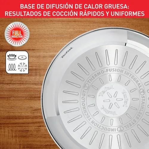Tefal ▫️ Comfort Max - Frigideira de 20 cm, aço inoxidável 7