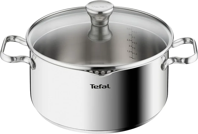 Tefal ▫️ Duetto - Panela de 24 cm, aço inoxidável