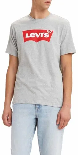 Levi's ▫️ Camisola de homem com gola encaixada e estampado, logótipo Batwing 2